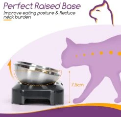 Nobleza Katten Voerbakjes - Ergonomische Dubbele Voerbak - Anti Braak Voerbak Voor Katten - Zwart - Dubbel - RVS 20 Nobleza Katten Voerbakjes - Ergonomische Dubbele Voerbak - Anti Braak Voerbak Voor Katten - Zwart - Dubbel - RVS -Kattenbenodigdheden 1200x1161 15