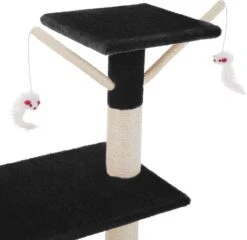 TecTake Dominik Krabpaal - Zwart - 144 Cm 20 TecTake Dominik Krabpaal - Zwart - 144 Cm -Kattenbenodigdheden 1200x1165 3