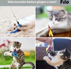 Filo Kattenhengel Set + 12 Kattenspeeltjes – Speelhengels Interactief Kattenspeelgoed – Hengel Kattenspeeltje Kittens - Speelgoed Speelhengel Vis Kat En Kitten 15 Filo Kattenhengel Set + 12 Kattenspeeltjes – Speelhengels Interactief Kattenspeelgoed – Hengel Kattenspeeltje Kittens - Speelgoed Speelhengel Vis Kat En Kitten -Kattenbenodigdheden 1200x1170 7
