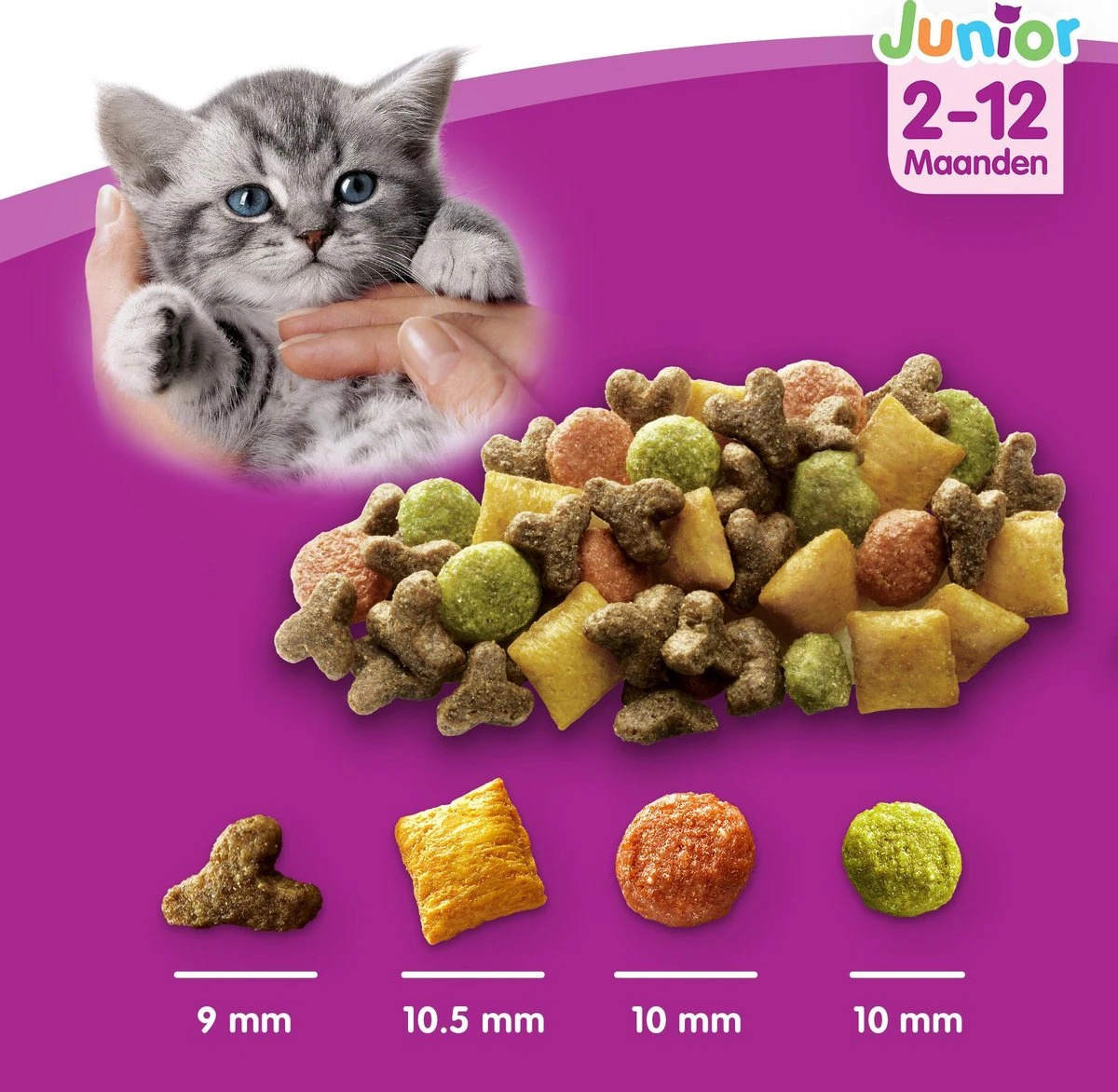 Whiskas Junior - Kattenbrokken - Kip - Zak 6 X 1,9 Kg 10 Whiskas Junior - Kattenbrokken - Kip - Zak 6 X 1,9 Kg - Afbeelding 8