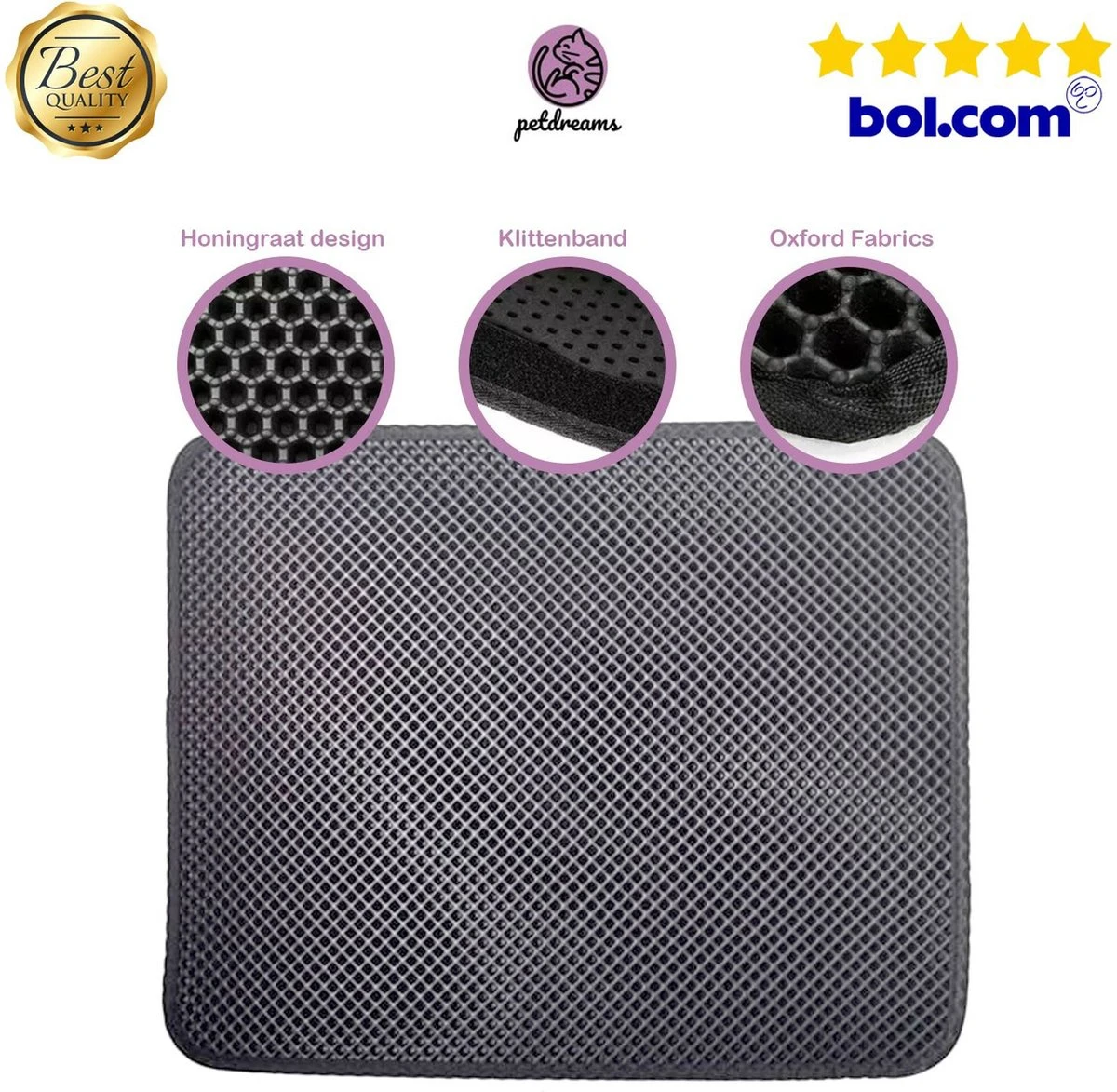 Professionele Kattenbakmat + Cadeau – Schoonloopmat Kattenbak – Katten Grit Opvanger – Dubbele Waterdichte Laag – Uitloopmat Kattenbak – Kattenverzorging – Kattenbak Accessoires - Gritmat – Kat Benodigdheden 9 Professionele Kattenbakmat + Cadeau – Schoonloopmat Kattenbak – Katten Grit Opvanger – Dubbele Waterdichte Laag – Uitloopmat Kattenbak – Kattenverzorging – Kattenbak Accessoires - Gritmat – Kat Benodigdheden - Afbeelding 7