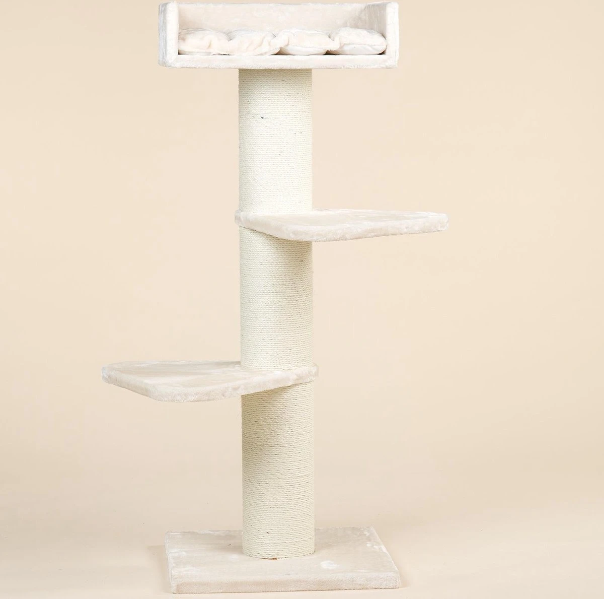 RHR Quality Royalty Krabpaal - Crème/wit - 60 X 60 X 155 Cm 15 RHR Quality Royalty Krabpaal - Crème/wit - 60 X 60 X 155 Cm - Afbeelding 13