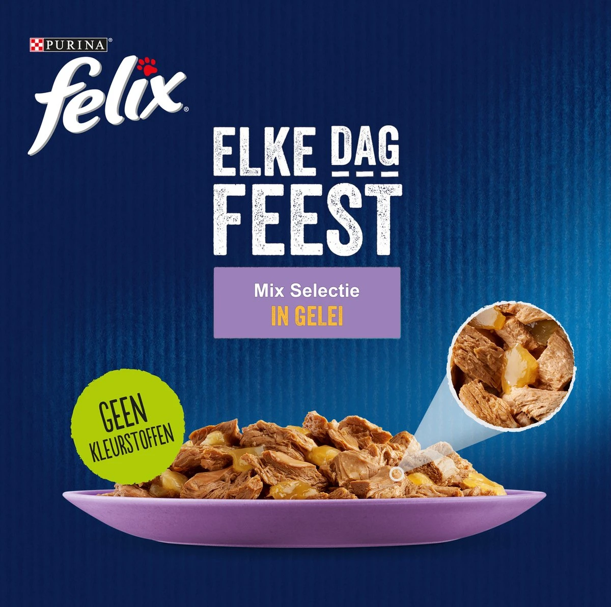 Felix Elke Dag Feest Mix Selectie In Gelei - Katten Natvoer - 80 X 85g 8 Felix Elke Dag Feest Mix Selectie In Gelei - Katten Natvoer - 80 X 85g - Afbeelding 6