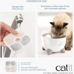 Catit Pixi Fountain Filter Cartridge - Kattendrinkbak - 6 Stuks 10 Catit Pixi Fountain Filter Cartridge - Kattendrinkbak - 6 Stuks -Kattenbenodigdheden 1200x1197 3