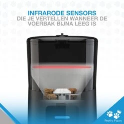 Pretty Paws PP005 Wifi Voerautomaat Zwart - Automatische Voerbak - Slimme Voerautomaat Met App - Instelbaar Voedingsschema - WIFI -Kattenbenodigdheden 1200x1199 11