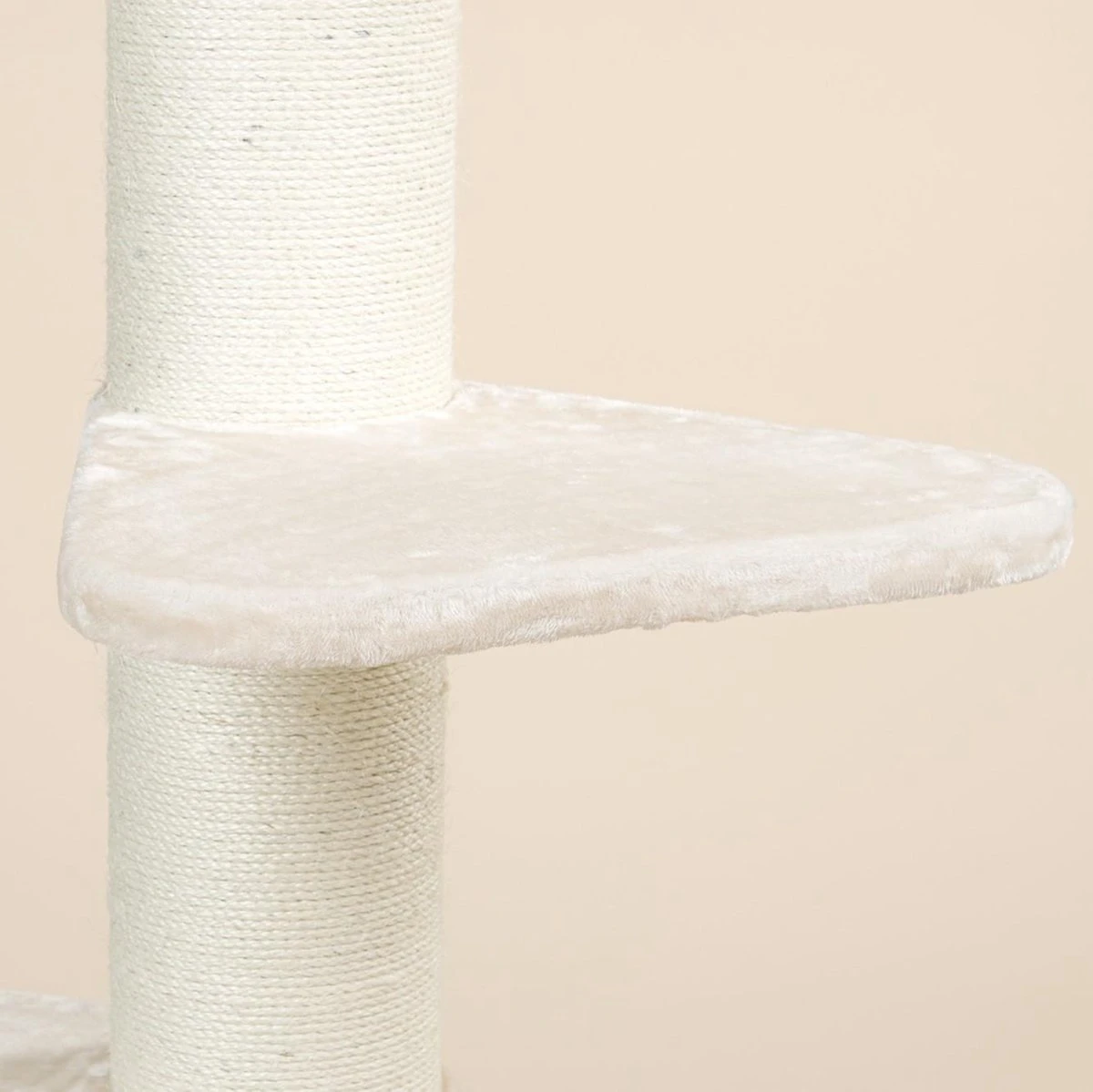 RHR Quality Royalty Krabpaal - Crème/wit - 60 X 60 X 155 Cm 20 RHR Quality Royalty Krabpaal - Crème/wit - 60 X 60 X 155 Cm - Afbeelding 18