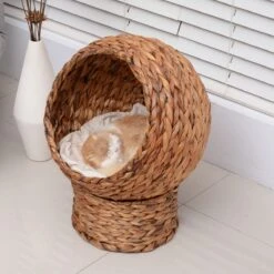 PawHut Kattenmand Rotan Kattennest Kattenbed Met Kussen Huisdierbed Bruin D30-104 23 PawHut Kattenmand Rotan Kattennest Kattenbed Met Kussen Huisdierbed Bruin D30-104 -Kattenbenodigdheden 1200x1200 1035