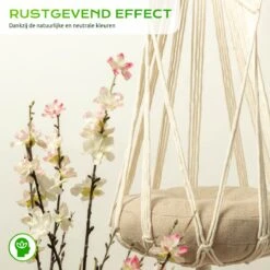 Qoods Kattenhangmat Macramé - Hangende Kattenmand Raam Of Radiator - Kattenbed - Poezenmand -Kattenbenodigdheden 1200x1200 1059