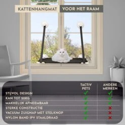 TACTIV PETS® Kattenhangmat | Hangmat Kat | Kattenhangmat Raam | Kattenmand 12 TACTIV PETS® Kattenhangmat | Hangmat Kat | Kattenhangmat Raam | Kattenmand -Kattenbenodigdheden 1200x1200 1067
