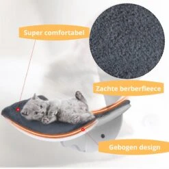Merkloos Paws And Claws - Cat Shelf – Hangmat Kat – Kattenplank - Kattenbed - Wasbaar – Wandmontage – MDF - Wit 14 Merkloos Paws And Claws - Cat Shelf – Hangmat Kat – Kattenplank - Kattenbed - Wasbaar – Wandmontage – MDF - Wit -Kattenbenodigdheden 1200x1200 1075