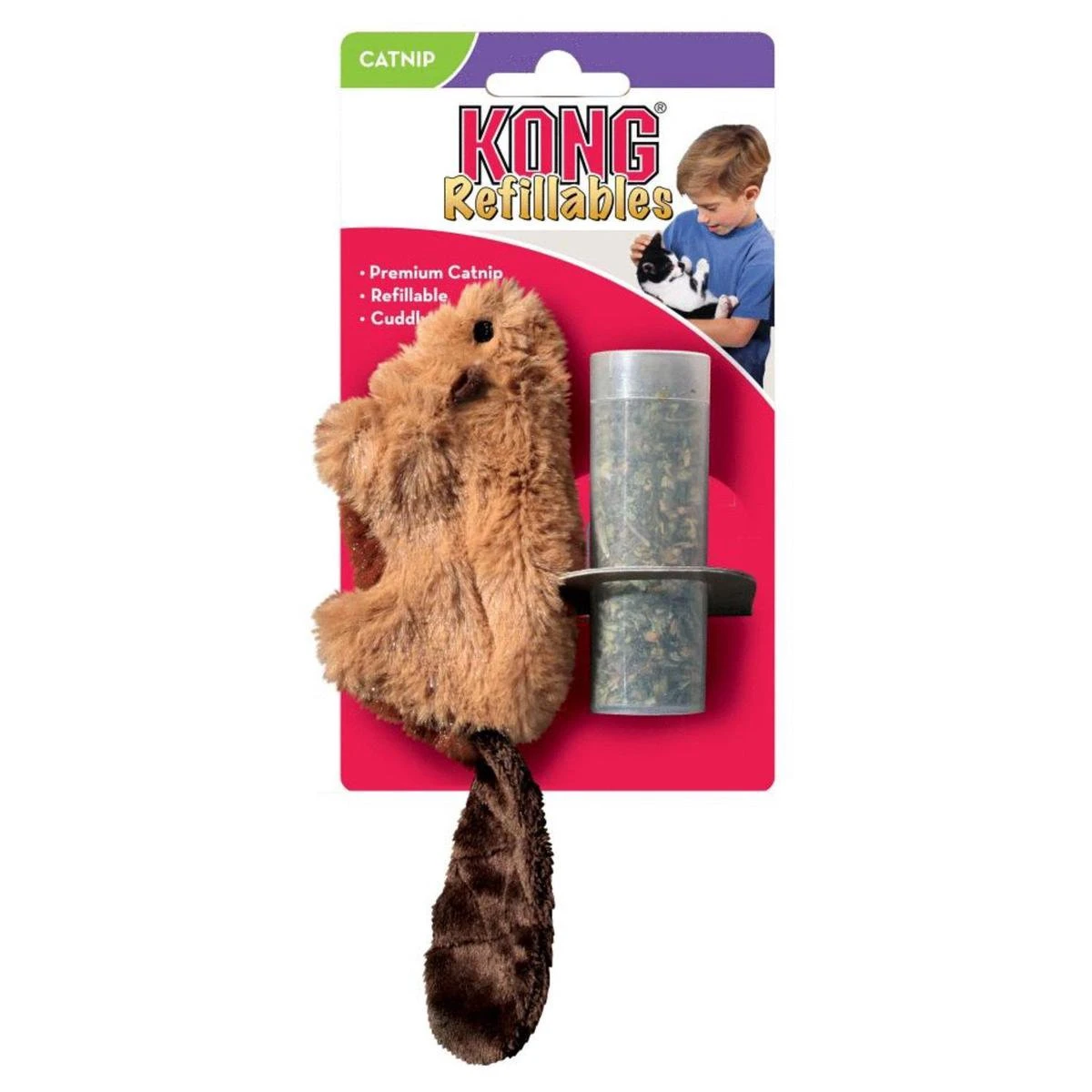 Kong Kat Catnip Bever - Speelmuis - Bruin - 3,8 X 4,5 X 4,2 5 Kong Kat Catnip Bever - Speelmuis - Bruin - 3,8 X 4,5 X 4,2 - Afbeelding 3