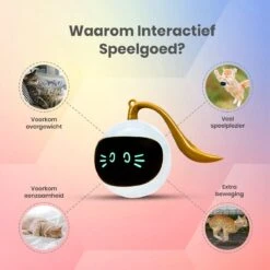 Otiume Slimme Katten Speeltje - Interactieve Zelf Rollende Bal Voor Katten - Kattenspeeltjes -Speelgoed Voor Dieren - USB Oplaadbaar 15 Otiume Slimme Katten Speeltje - Interactieve Zelf Rollende Bal Voor Katten - Kattenspeeltjes -Speelgoed Voor Dieren - USB Oplaadbaar -Kattenbenodigdheden 1200x1200 1132