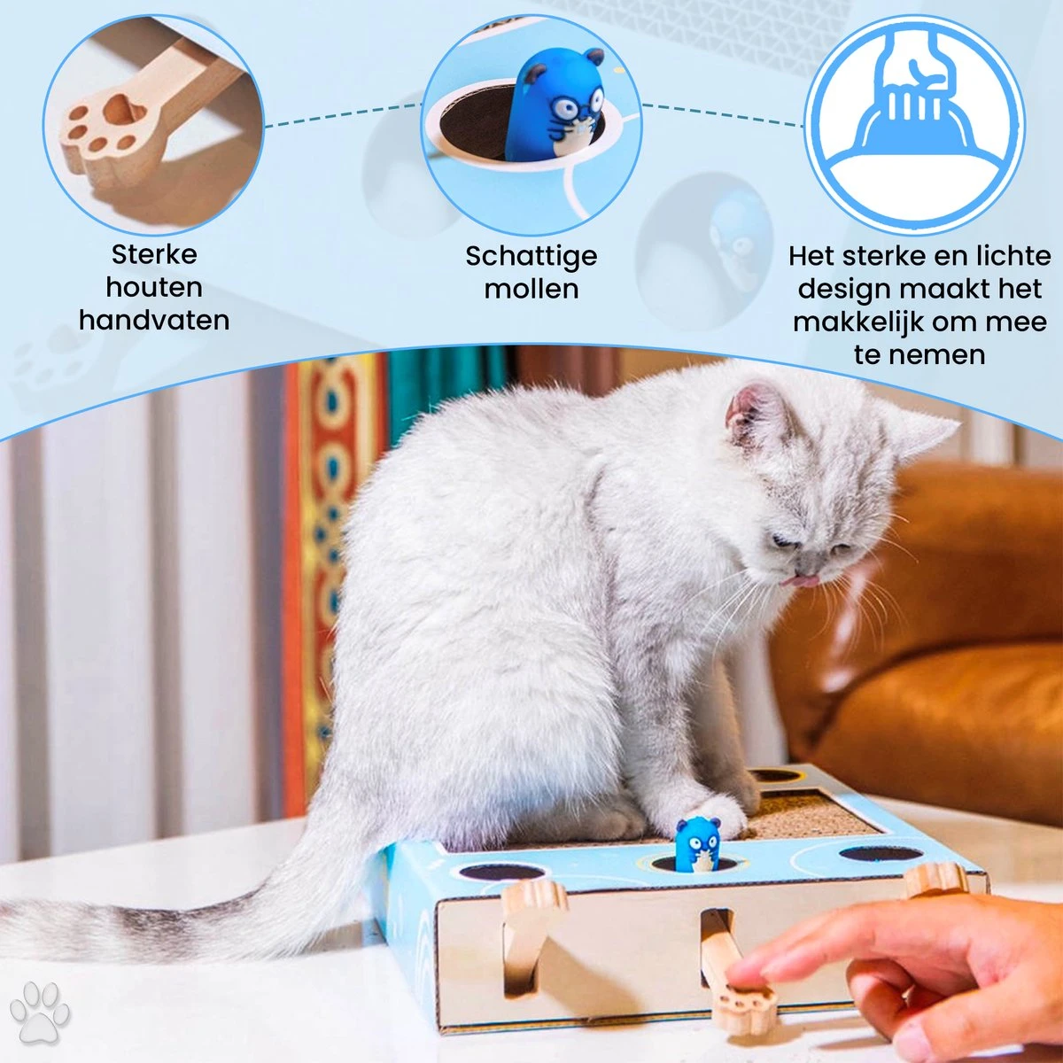 Sla De Mol Kattenspeeltje - Katten Speelgoed - Kattenspeelgoed - Kattenspeeltjes - Kattenspeeltjes Intelligentie - Kattenspeelgoed Intelligentie 9 Sla De Mol Kattenspeeltje - Katten Speelgoed - Kattenspeelgoed - Kattenspeeltjes - Kattenspeeltjes Intelligentie - Kattenspeelgoed Intelligentie - Afbeelding 7