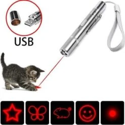 USB Laserpen-7 In 1- Kattenspeelgoed-rode Laser- Fluwelen Opbergzakje- LED- UV Licht- USB Oplaadbaar- Laserlampje- Nieuw Model 2020 -Kattenbenodigdheden 1200x1200 1221