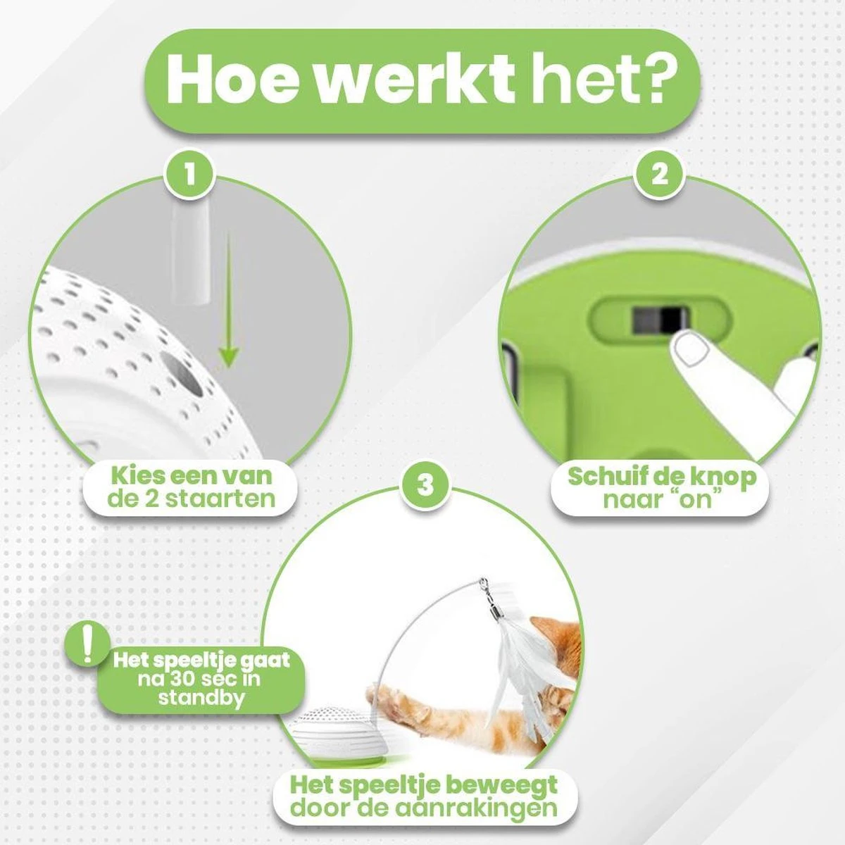 Petgeek Running Smart - Kattenspeeltjes Intelligentie - Kattenspeelgoed - Automatische Bewegingen - Kattenspeeltjes 7 Petgeek Running Smart - Kattenspeeltjes Intelligentie - Kattenspeelgoed - Automatische Bewegingen - Kattenspeeltjes - Afbeelding 5