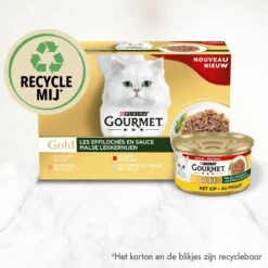 Gourmet Gold Malse Lekkernijen – Kattenvoer Natvoer - Met Kip, Zalm, Rund, Zeevis – 48 X 85 Gr 12 Gourmet Gold Malse Lekkernijen – Kattenvoer Natvoer - Met Kip, Zalm, Rund, Zeevis – 48 X 85 Gr -Kattenbenodigdheden 1200x1200 144