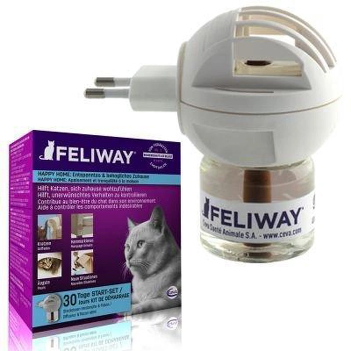 Feliway Classic - Startset - 1 Verdamper + 1 Vulling 48ml - Anti-stress Voor Kat 13 Feliway Classic - Startset - 1 Verdamper + 1 Vulling 48ml - Anti-stress Voor Kat - Afbeelding 11