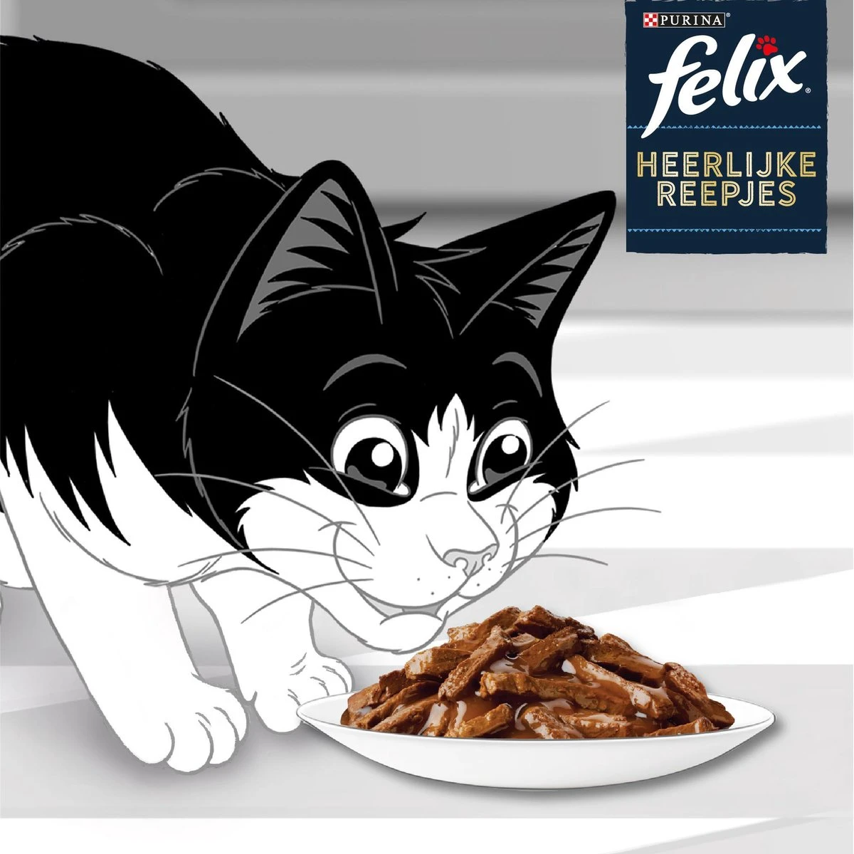 Felix Heerlijke Reepjes Farm Selectie Box - Katten Natvoer - 4 X 12 Zakjes Van 80g 7 Felix Heerlijke Reepjes Farm Selectie Box - Katten Natvoer - 4 X 12 Zakjes Van 80g - Afbeelding 5