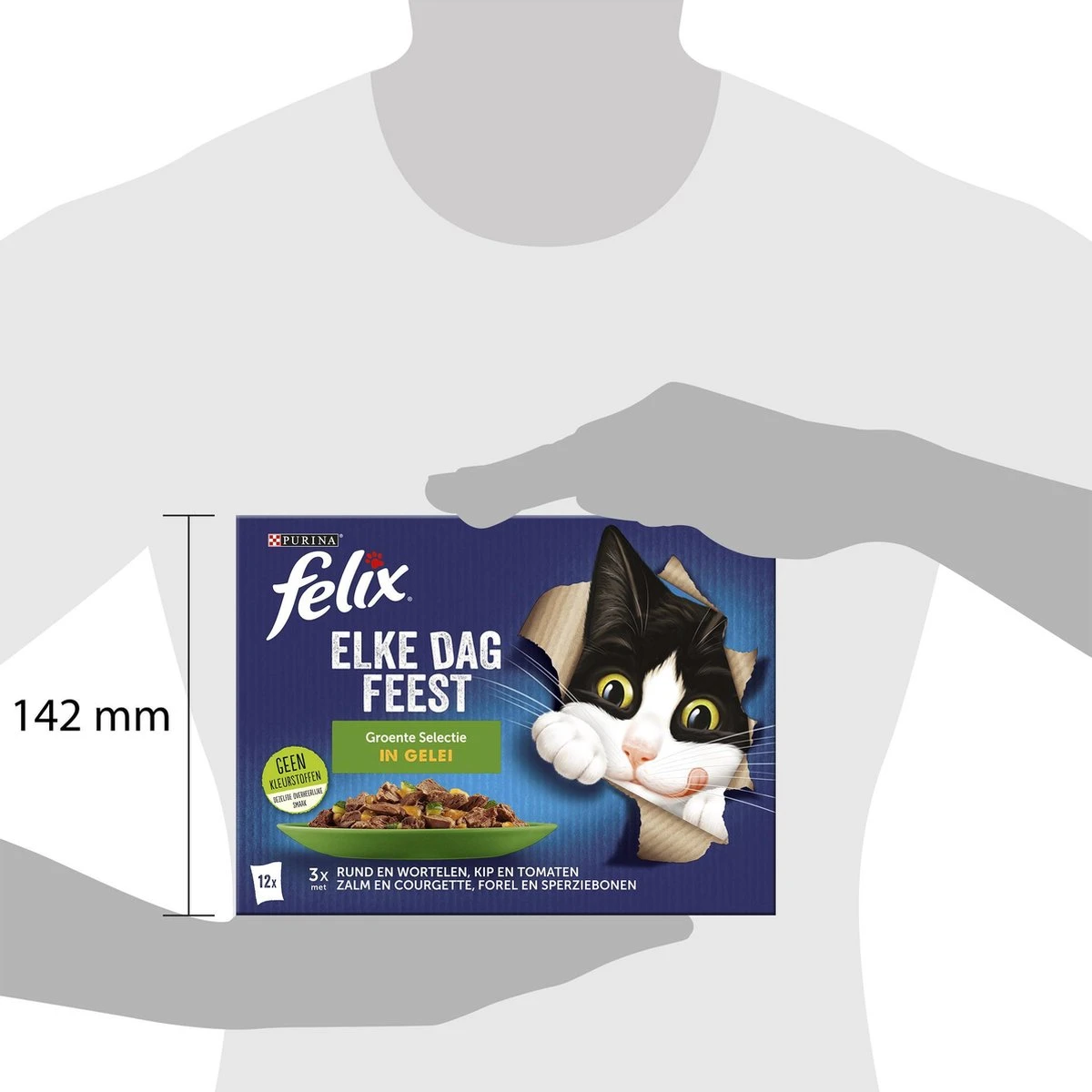 Felix Elke Dag Feest Groente Selectie In Gelei - Katten Natvoer - 48 X 85g 7 Felix Elke Dag Feest Groente Selectie In Gelei - Katten Natvoer - 48 X 85g - Afbeelding 5