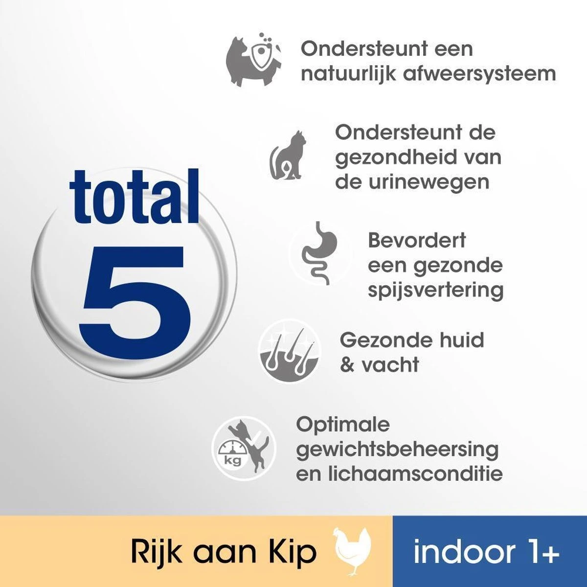Perfect Fit Indoor 1+ Katten Droogvoer - Kip - 4 X 750 Gr 8 Perfect Fit Indoor 1+ Katten Droogvoer - Kip - 4 X 750 Gr - Afbeelding 6
