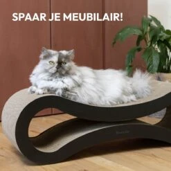 Snoozle Loop Krabpaal Voor Katten - Zwart - 86cm - Krabmeubel Voor Grote Katten - Karton -Kattenbenodigdheden 1200x1200 299
