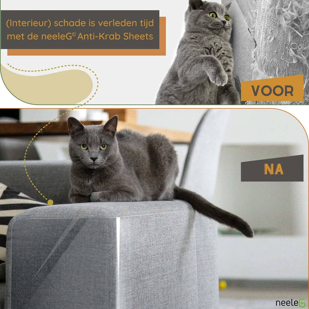 Merkloos Katten Anti Krab XXL Vellen - 10 Stuks - Met NeeleG Springveren - Meubelbescherming - Diervriendelijk - Geen Krabschade Aan Meubels - Bankbescherming - Enkelzijdig Klevend En Transparant - Zonder Punaises - Krabpaal - Anti Scratch - 30x45 CM 4 Merkloos Katten Anti Krab XXL Vellen - 10 Stuks - Met NeeleG Springveren - Meubelbescherming - Diervriendelijk - Geen Krabschade Aan Meubels - Bankbescherming - Enkelzijdig Klevend En Transparant - Zonder Punaises - Krabpaal - Anti Scratch - 30x45 CM - Afbeelding 2
