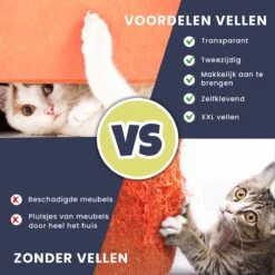 TibaGoods - Anti Krab Vellen Voor Kat En Hond - 6 XL Vellen – Zonder Punaises - Tegen Krabben – Bankbescherming – Meubelbescherming – Krabpaal – Anti Scratch – 43.2 X 30.5cm – Transparant 17 TibaGoods - Anti Krab Vellen Voor Kat En Hond - 6 XL Vellen – Zonder Punaises - Tegen Krabben – Bankbescherming – Meubelbescherming – Krabpaal – Anti Scratch – 43.2 X 30.5cm – Transparant -Kattenbenodigdheden 1200x1200 378