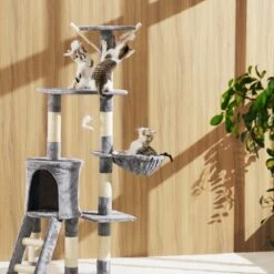 TecTake Dominik Krabpaal - Zwart - 144 Cm 18 TecTake Dominik Krabpaal - Zwart - 144 Cm -Kattenbenodigdheden 1200x1200 392