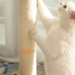 Luxe Krabpaal - Hout - Bruin - 88cm -Kattenbenodigdheden 1200x1200 428