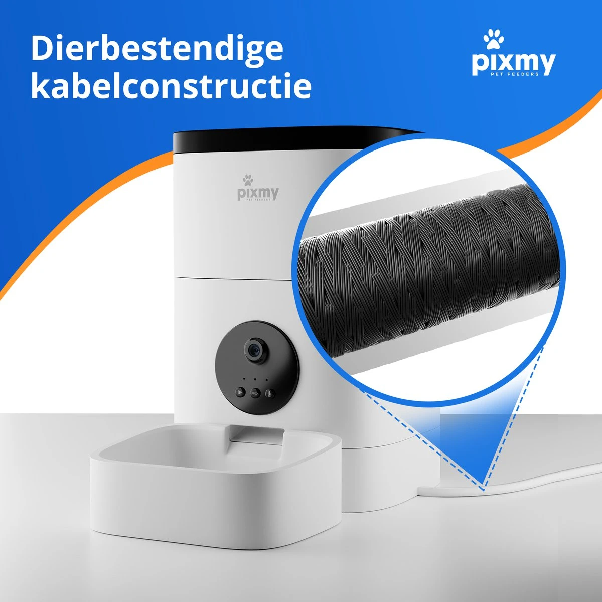 PIXMY - Automatische Voerbak Kat - 4L - Wi-Fi - Met App En Full HD Camera - Voerbak Kat 12 PIXMY - Automatische Voerbak Kat - 4L - Wi-Fi - Met App En Full HD Camera - Voerbak Kat - Afbeelding 10