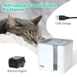 Nobleza USB Drinkfontein Voor Hond/Kat - 2L - Incl. 2 Filters - Wit 23 Nobleza USB Drinkfontein Voor Hond/Kat - 2L - Incl. 2 Filters - Wit -Kattenbenodigdheden 1200x1200 500
