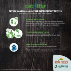 Almo Nature Zuinige Kattenbakvulling Klontvormend En Milieuvriendelijk - Inhoud 4,54 Kg 18 Almo Nature Zuinige Kattenbakvulling Klontvormend En Milieuvriendelijk - Inhoud 4,54 Kg -Kattenbenodigdheden 1200x1200 549