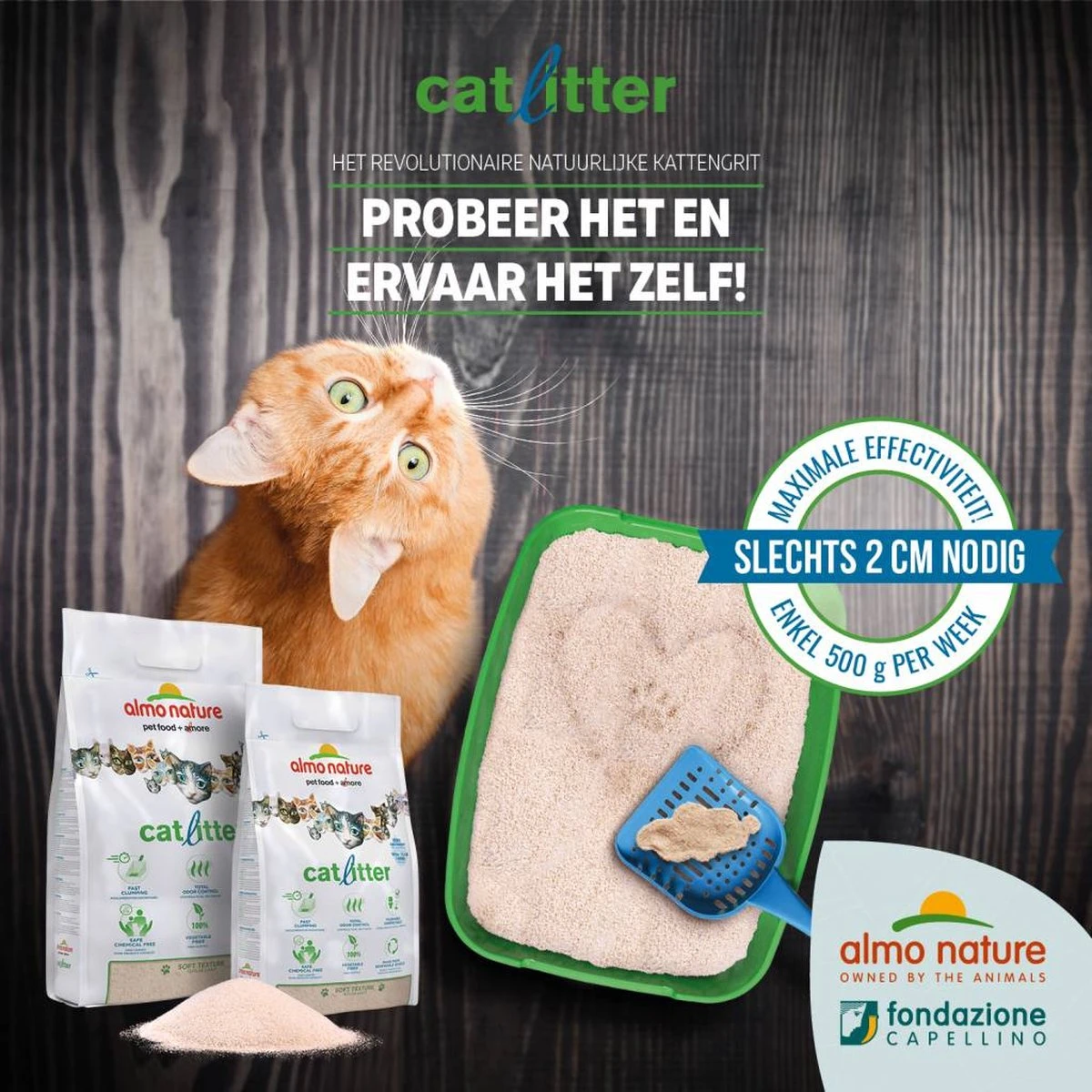 Almo Nature Zuinige Kattenbakvulling Klontvormend En Milieuvriendelijk - Inhoud 4,54 Kg 10 Almo Nature Zuinige Kattenbakvulling Klontvormend En Milieuvriendelijk - Inhoud 4,54 Kg - Afbeelding 8