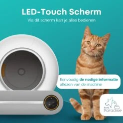 Pets Paradise - Zelfreinigende Kattenbak - Automatische - Elektrische - Scoopfree - Robot Kattenbak - 35dB -Kattenbenodigdheden 1200x1200 630