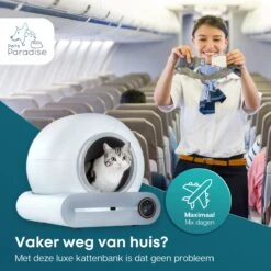 Pets Paradise - Zelfreinigende Kattenbak - Automatische - Elektrische - Scoopfree - Robot Kattenbak - 35dB -Kattenbenodigdheden 1200x1200 633