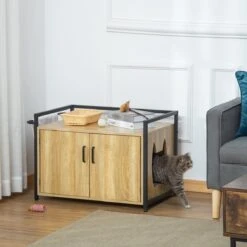 PawHut Katzentoilett Mit Griff D31-053 14 PawHut Katzentoilett Mit Griff D31-053 -Kattenbenodigdheden 1200x1200 663