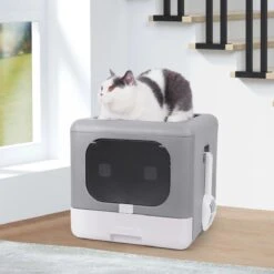 Merkloos Zelfreinigende Kattenbak - Automatische Kattenbak - Kattenbak Zelfreinigend - Electrische Kattenbak - Grijs 10 Merkloos Zelfreinigende Kattenbak - Automatische Kattenbak - Kattenbak Zelfreinigend - Electrische Kattenbak - Grijs -Kattenbenodigdheden 1200x1200 667