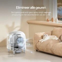 Petree Cube - Zelfreinigende Kattenbak - Automatisch - Bedienen Via De App - Katten - Anti-geur - 60 X 52 X 64 Cm 17 Petree Cube - Zelfreinigende Kattenbak - Automatisch - Bedienen Via De App - Katten - Anti-geur - 60 X 52 X 64 Cm -Kattenbenodigdheden 1200x1200 714