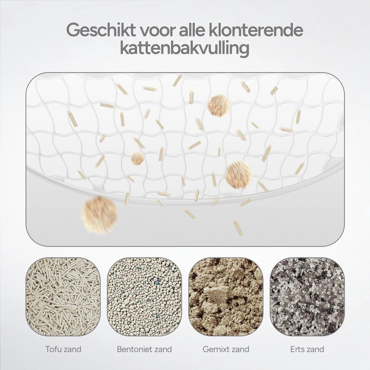 Petree Cube - Zelfreinigende Kattenbak - Automatisch - Bedienen Via De App - Katten - Anti-geur - 60 X 52 X 64 Cm 8 Petree Cube - Zelfreinigende Kattenbak - Automatisch - Bedienen Via De App - Katten - Anti-geur - 60 X 52 X 64 Cm - Afbeelding 6