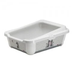 Moderna Trendy Cat Open - Grijs - Kattenbak - 50.5 X 38.5 X 18 Cm -Kattenbenodigdheden 1200x1200 734