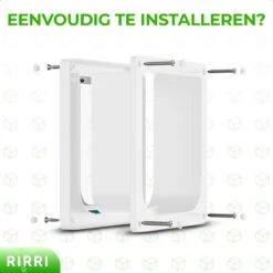 Rirri Kattenluik Met Tunnel - 4 Vergrendelingsstanden - Weerbestendig - Binnen En Buiten - Grote Kat - Maat L - Wit - 25,5 X 23.5 Cm 12 Rirri Kattenluik Met Tunnel - 4 Vergrendelingsstanden - Weerbestendig - Binnen En Buiten - Grote Kat - Maat L - Wit - 25,5 X 23.5 Cm -Kattenbenodigdheden 1200x1200 812