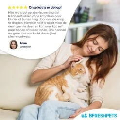 BFreshPets Kattenluik + Massageborstel - Met Tunnel - 4 Vergrendelingsstanden - Weersbestendig - Maat L - Zwart - 27 X 24 Cm 17 BFreshPets Kattenluik + Massageborstel - Met Tunnel - 4 Vergrendelingsstanden - Weersbestendig - Maat L - Zwart - 27 X 24 Cm -Kattenbenodigdheden 1200x1200 836