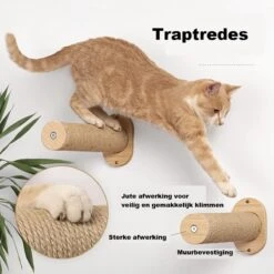 Klimmuur Kat XXL Editie - Krabpaal - Katten Klimmuur - Katten Klim Wand - Met Hangmat 22 Klimmuur Kat XXL Editie - Krabpaal - Katten Klimmuur - Katten Klim Wand - Met Hangmat -Kattenbenodigdheden 1200x1200 912