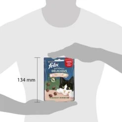 Felix Naturally Delicious Zalm & Spinazie - Kattensnacks - 8 X 50g -Kattenbenodigdheden 1200x1200 92