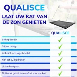 Kattenhangmat - Hangmat Kat- Kattenhangmat Raam – Kattenbed - Kattenhangmand - Kattenkussen 23 Kattenhangmat - Hangmat Kat- Kattenhangmat Raam – Kattenbed - Kattenhangmand - Kattenkussen -Kattenbenodigdheden 1200x1200 920