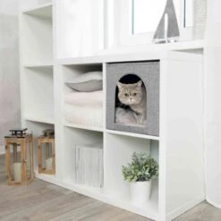 Trixie Kattenmand Iglo Ella Grijs - 33X33X37 CM -Kattenbenodigdheden 1200x1200 950