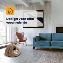 MIRO Katten Huis - Kattenhuizen - Kattenhok - Kattenmand - Dierenhuis - Extra Zacht - Bruin 22 MIRO Katten Huis - Kattenhuizen - Kattenhok - Kattenmand - Dierenhuis - Extra Zacht - Bruin -Kattenbenodigdheden 1200x1200 991