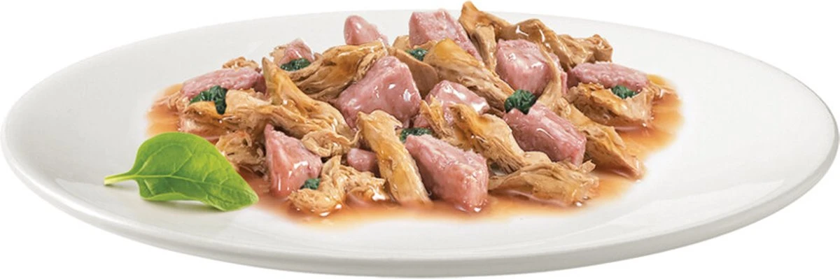 Gourmet Gold Luxe Mix - Kattenvoer Natvoer - Zeevis & Spinazie - 24 X 85 Gr 4 Gourmet Gold Luxe Mix - Kattenvoer Natvoer - Zeevis & Spinazie - 24 X 85 Gr - Afbeelding 2