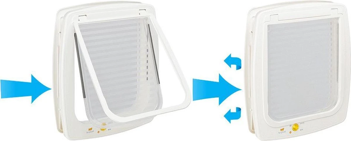 Ferplast Swing Poezendeur 5T - Wit - 22,5 X 9,6 X 25,2 Cm 6 Ferplast Swing Poezendeur 5T - Wit - 22,5 X 9,6 X 25,2 Cm - Afbeelding 4