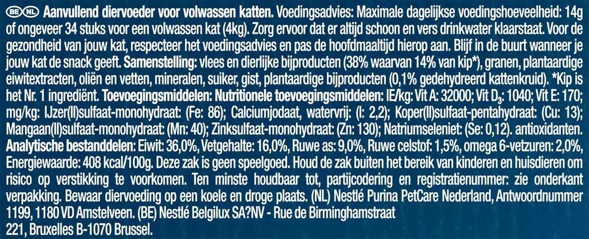 Felix Naturally Delicious Kip & Catnip - Kattensnacks - 8 X 50g 8 Felix Naturally Delicious Kip & Catnip - Kattensnacks - 8 X 50g - Afbeelding 6